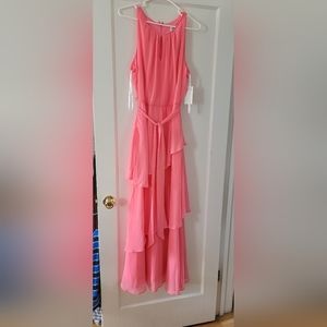 NWT Tahari Pink Evening Dress